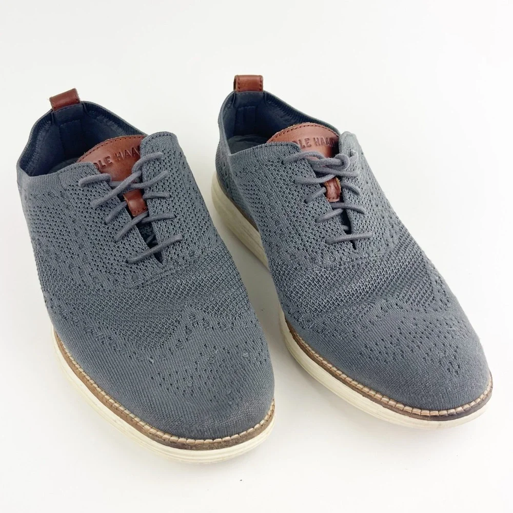 Cole Haan Men's 2.Zerogrand Stitchlite Gray Oxford Size 10